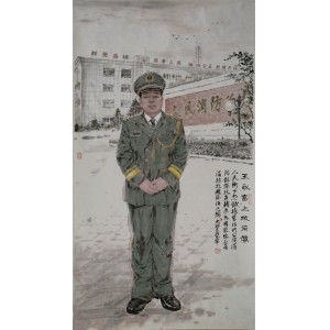 王永副上校肖像138X68  (1)